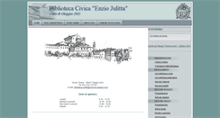 Desktop Screenshot of biblioteca.comune.oleggio.no.it